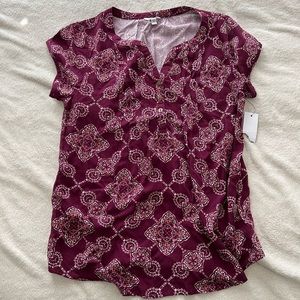 Sonoma brand women’s short sleeve work shirt